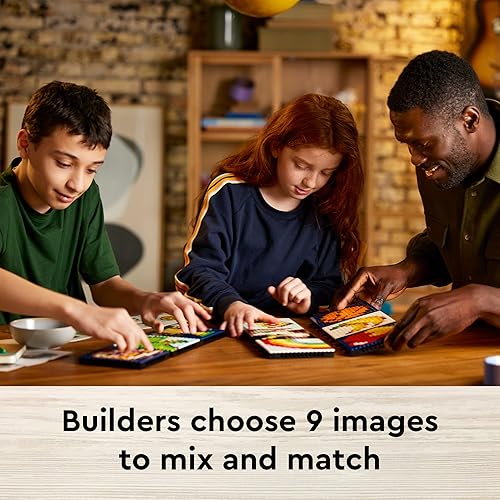 Miniatura 4 de LEGO 21226 Arte Proyecto - Juego de crear juntos, decoración de pared de lienzo, actividad creativa colaborativa, idea de regalo de Navidad para