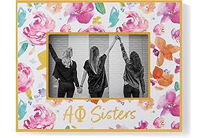 Sorority Shop Alpha Phi Sister Picture Frames with Cute Floral Design