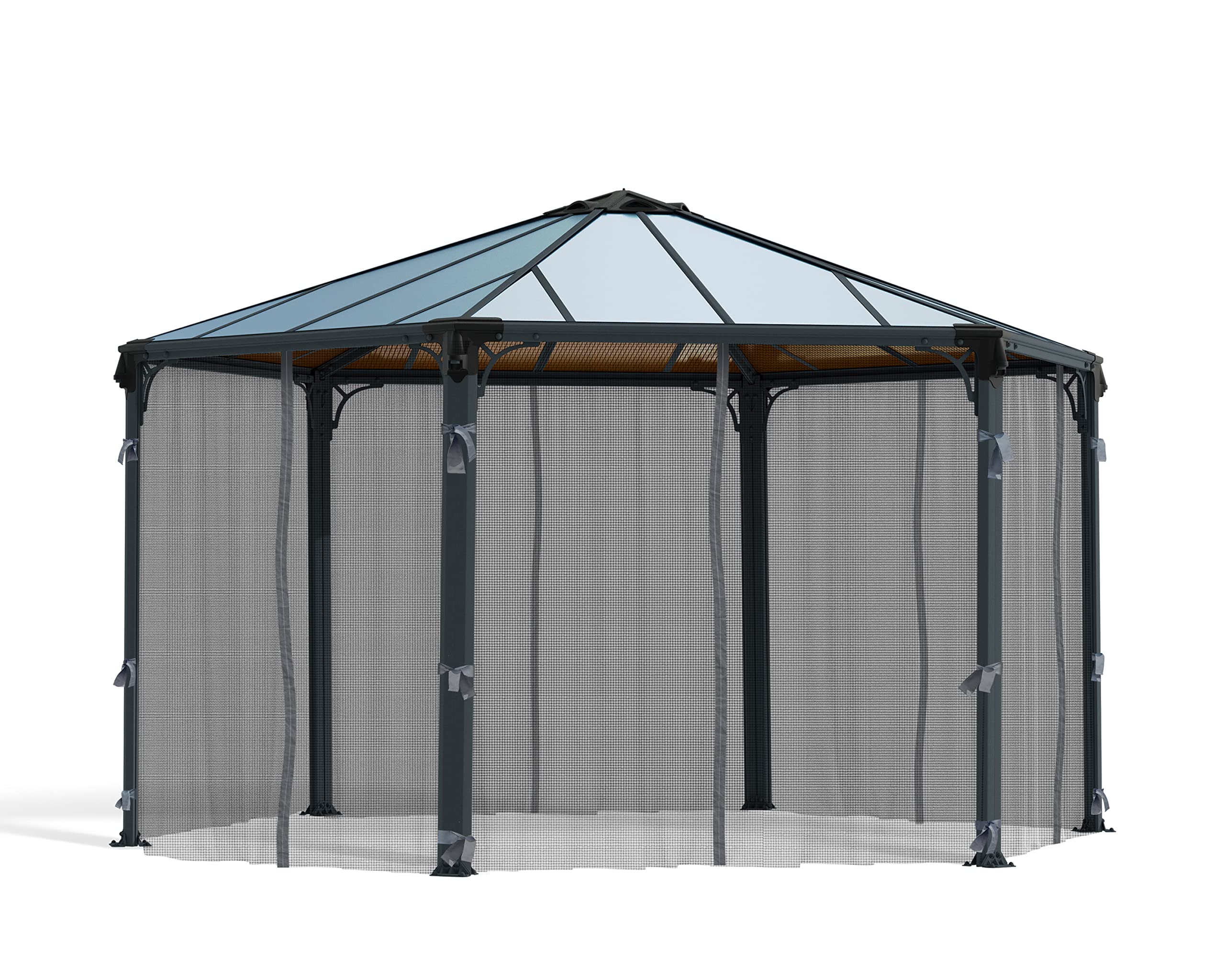 Palram Canopia Kit Moustiquaire pour Tonnelle de Jardin Roma