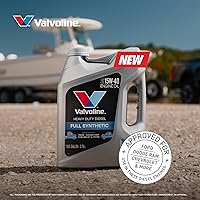 Vista 4 de Valvoline Heavy Duty Full Synthetic 15W-40 Aceite de motor diesel totalmente sintético de alta resistencia 1 galón