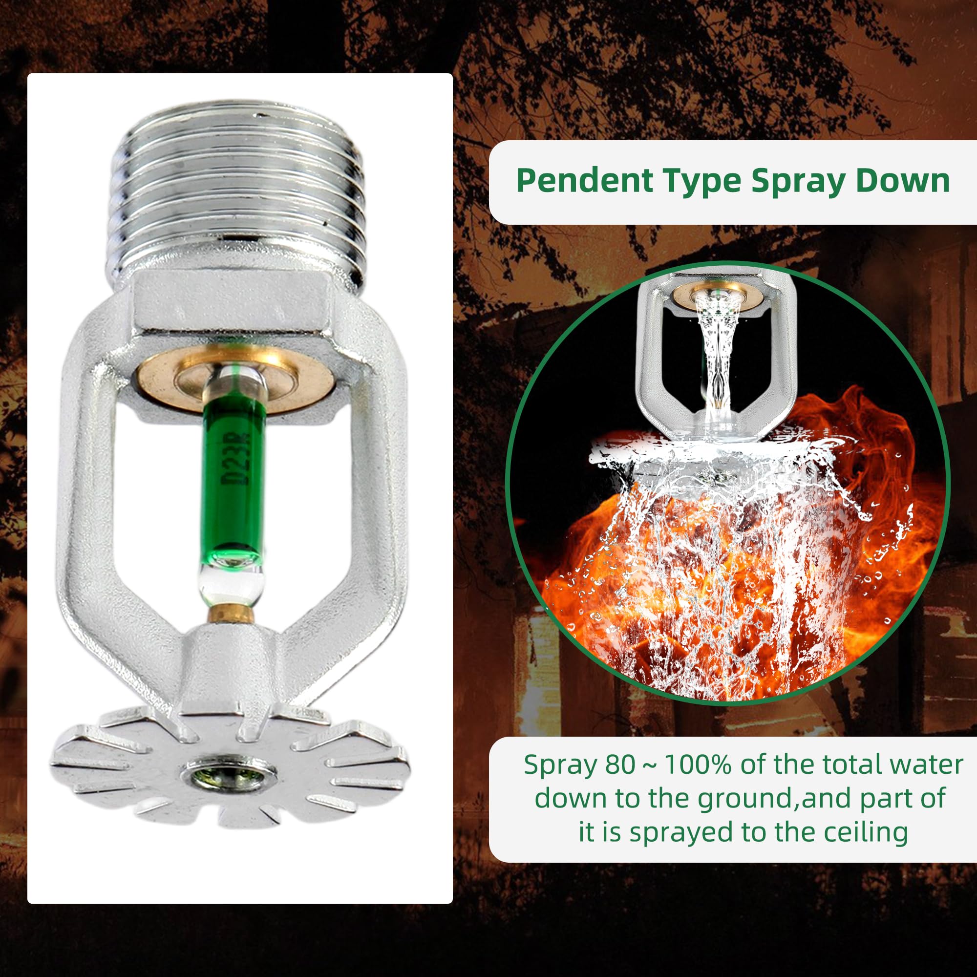 Amazon.co.jp: ファイアスプリンクラーヘッド&レンチ5点、93