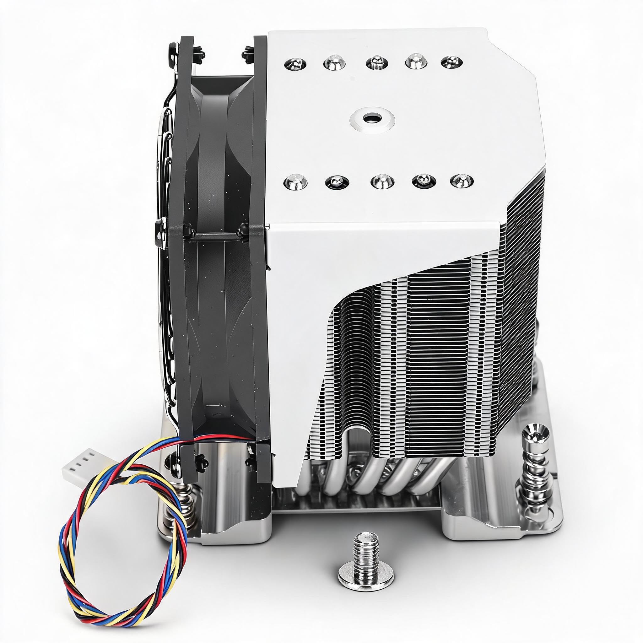 CPU Cooler, 3800rpm P0064AP4 CPU Air Fan EPYC 7000 Series CPU dissipatore di calore per Supermicro H11 Generation 4U Server e workstation