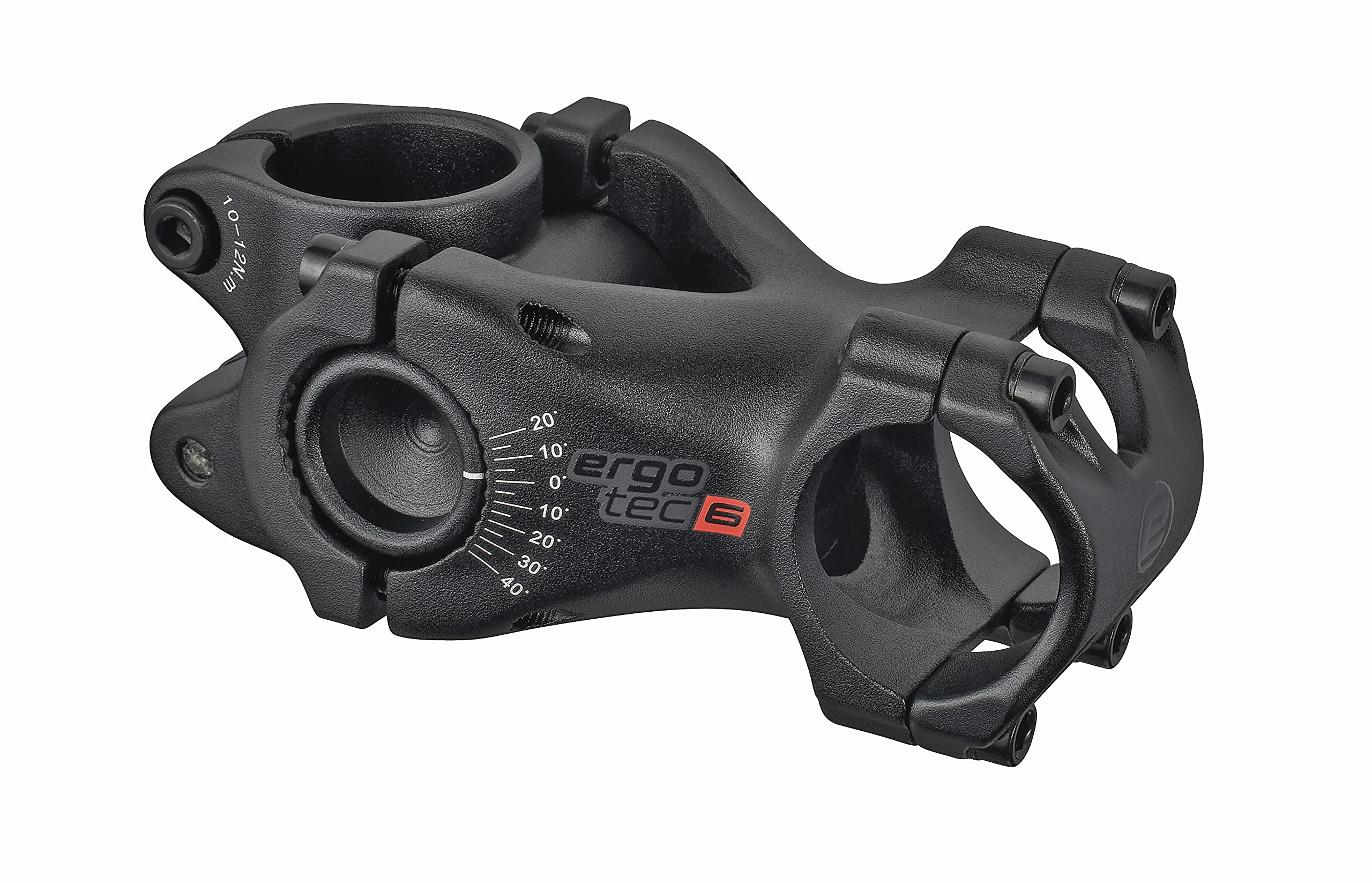 ergotec Vorbau Swell RE, Ahead 28.6/31.8 80 mm, AL6061 T6, winkelverstellbar, schwarz, 40276001