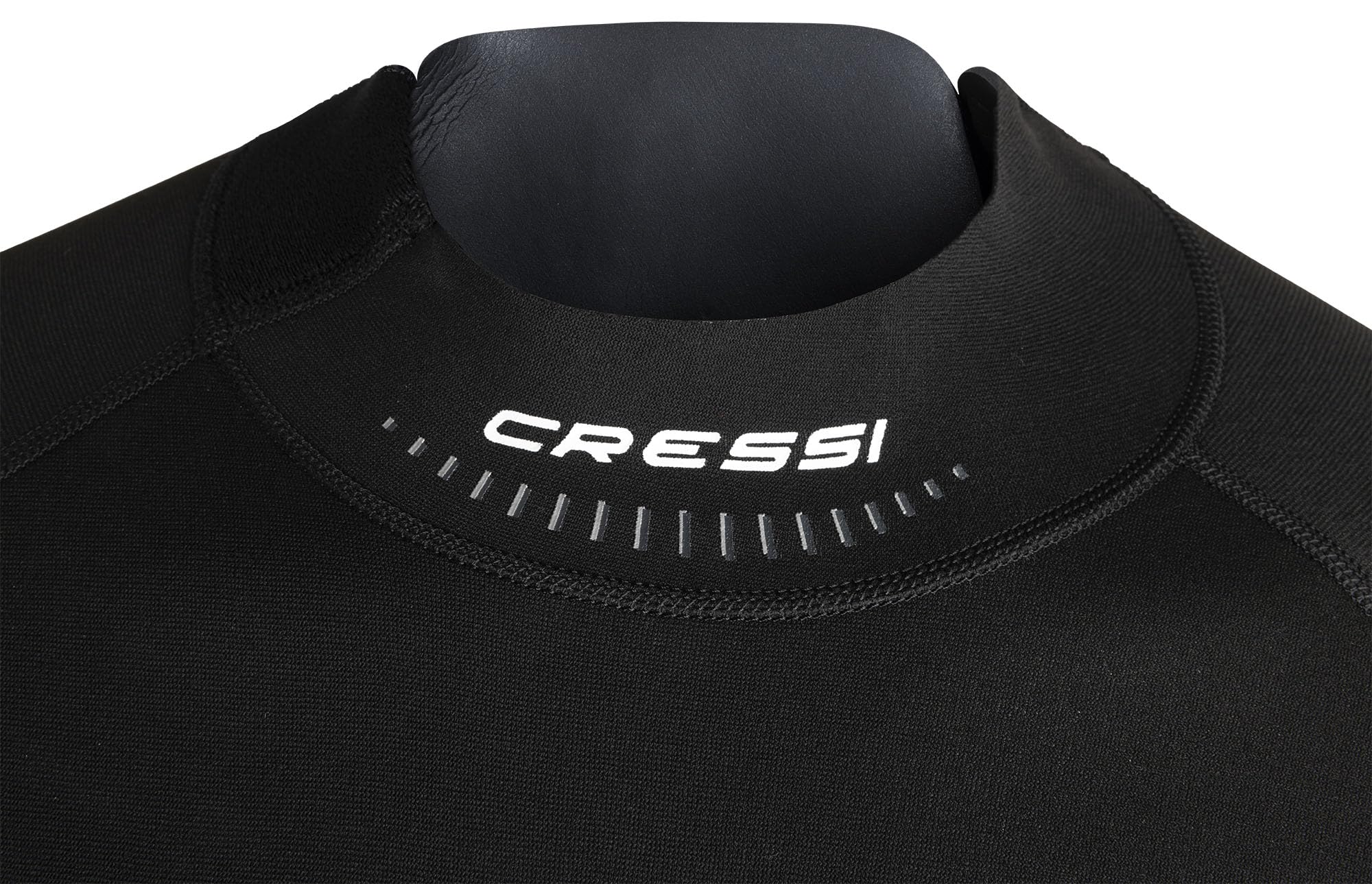 CRESSI Fast Man Monopiece Wetsuit - Muta Monopezzo in Neoprene Bifoderato 1mm High Stretch, Ideale per Immersioni e Snorkeling in Acque Temperate - Nero/Grigio