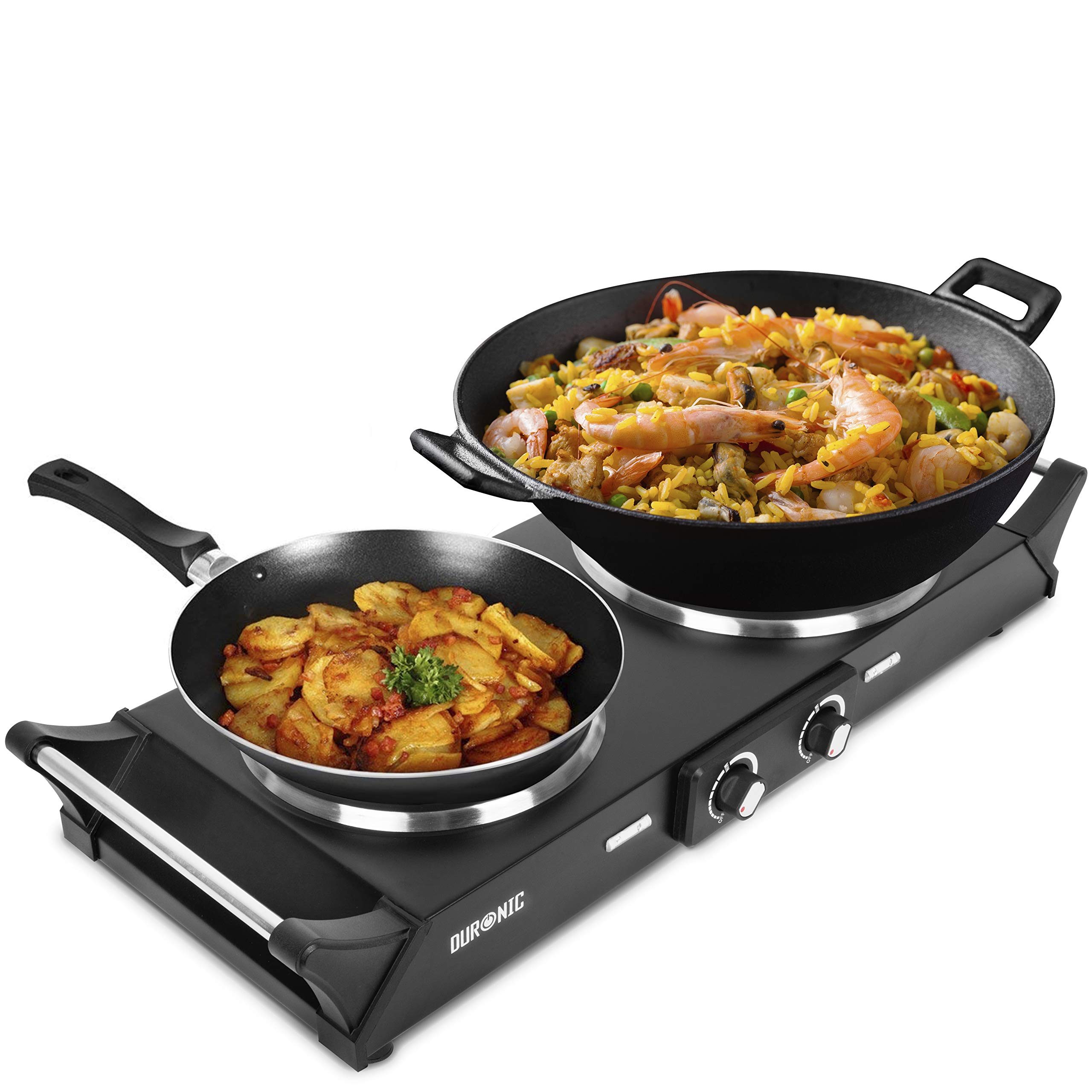 Buy Duronic Hot Plate HP2 BK, TableTop Cooking, 2500W Black Steel