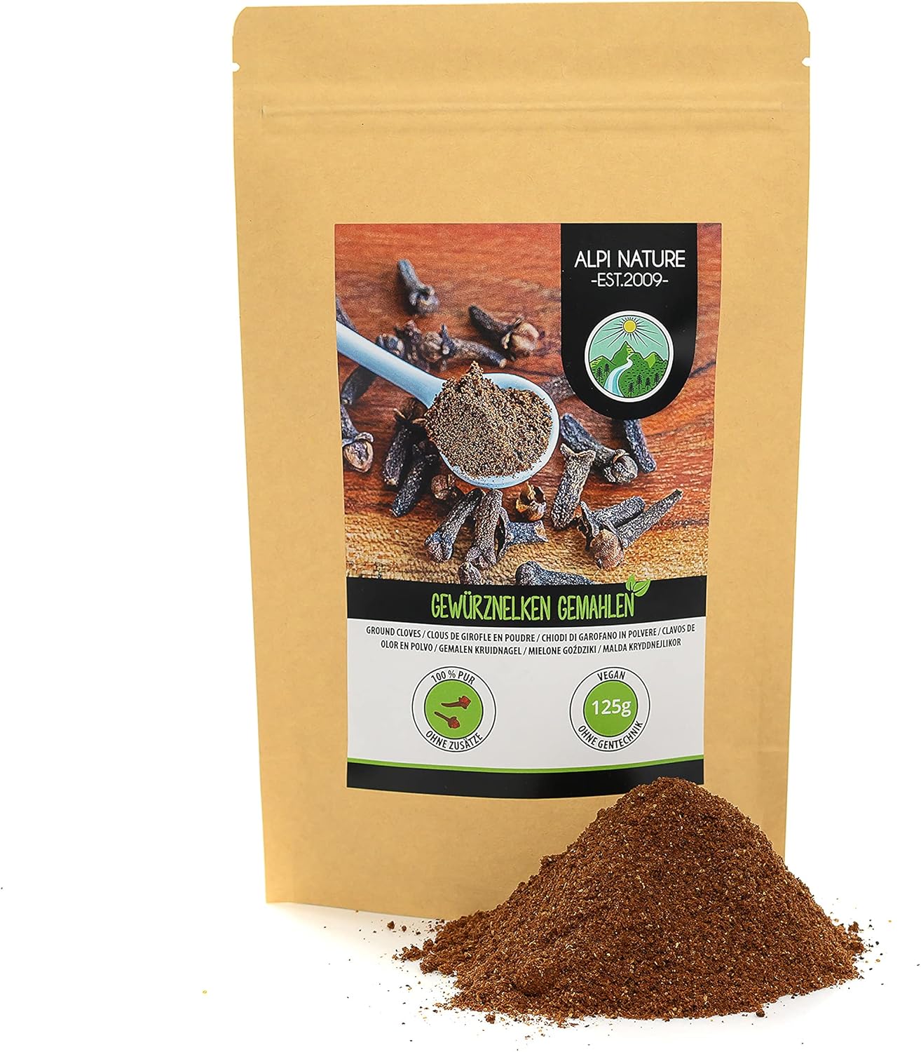 Ground Cloves (125g, 4.4 oz), Clove Powder Gently Ground, Cloves Ground