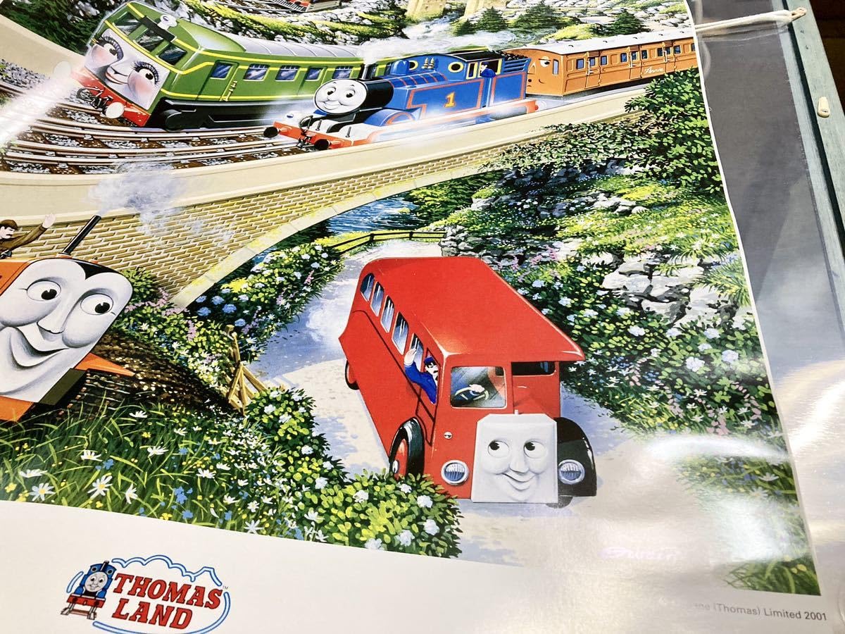 トーマスランド ポスター　Limited2001 THOMAS LAND Amazon.co.jp: 機関車 きかんしゃ トーマス ランド オリジナル