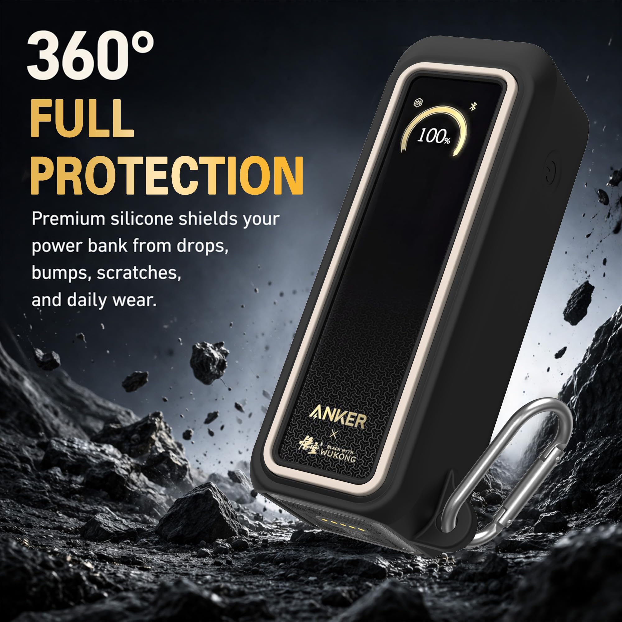Amazon | Anker Prime Power Bank 20100mAh 220W用シリコンケース
