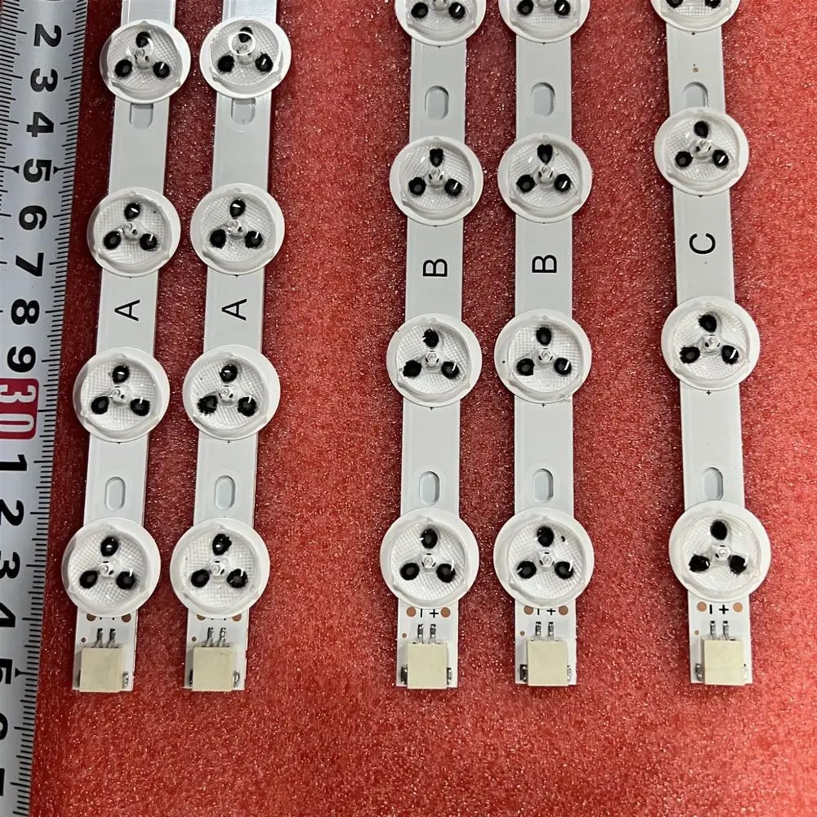 Striscia di retroilluminazione a LED Compatibile for TV 40L3433DG 40L3451dn 40L3433DG TFL39DLED200 39PF3025D VES390UNDC-01 VES400UNDS-01 VES400UNDS-02(10 Kit for 10 TV)