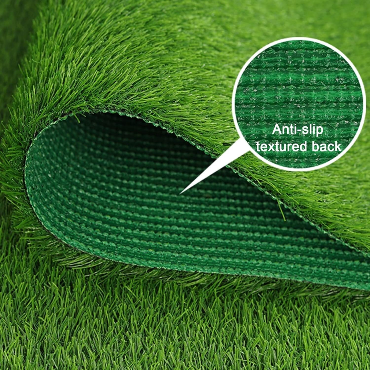 Erba Sintetica ad Alta densità per Esterni, Tappeto erboso Artificiale Realistico, Spessore 2 cm, Ideale per Giardini, Prati e patii, 120x500 cm.