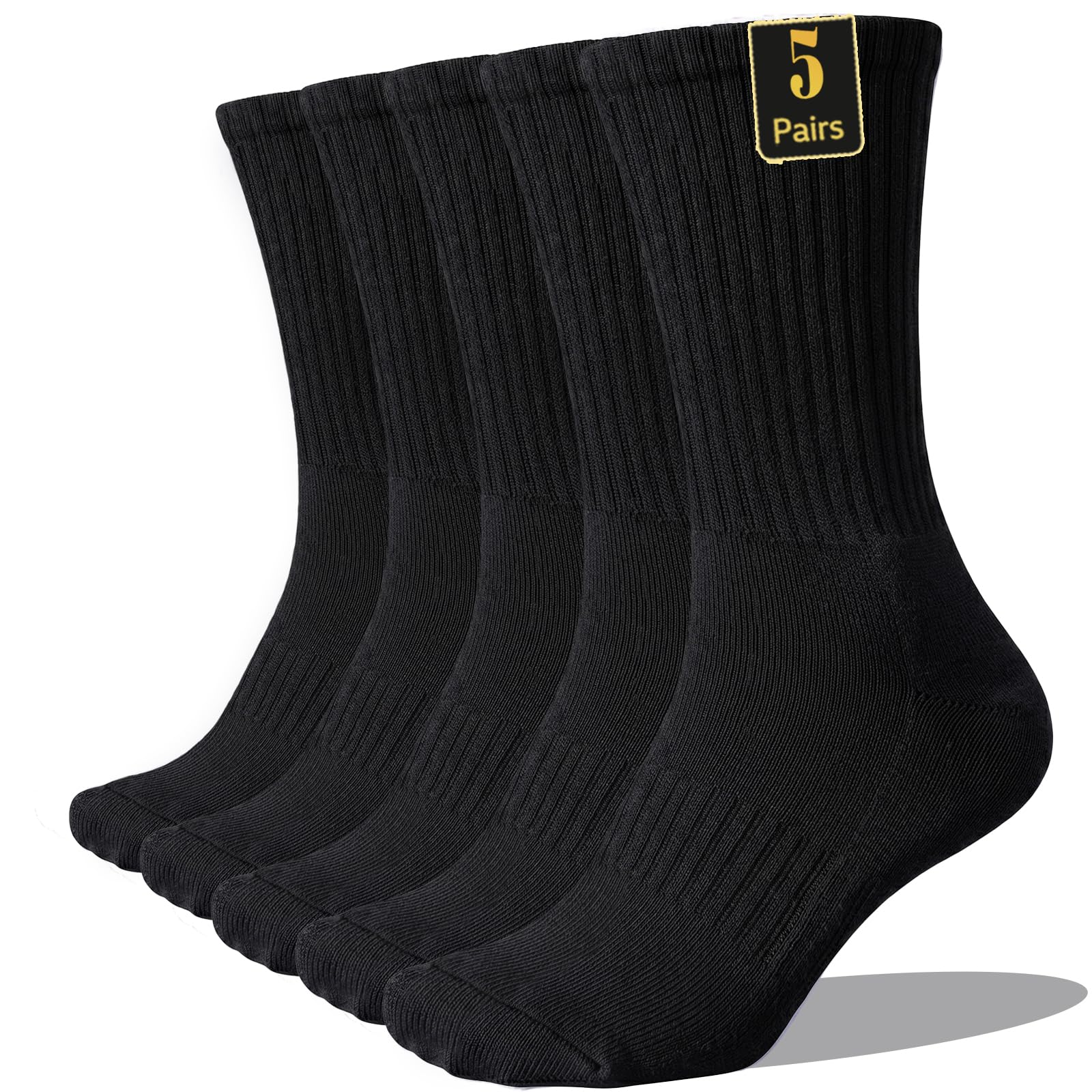 Wamicu Sneaker Socken Herren Damen 5 Paar - Dünne Quarter Baumwollsocken | Kurze Atmungsaktiv Tennissocken Sportsocken Laufsocken, EU 39-42/43-46/47-50