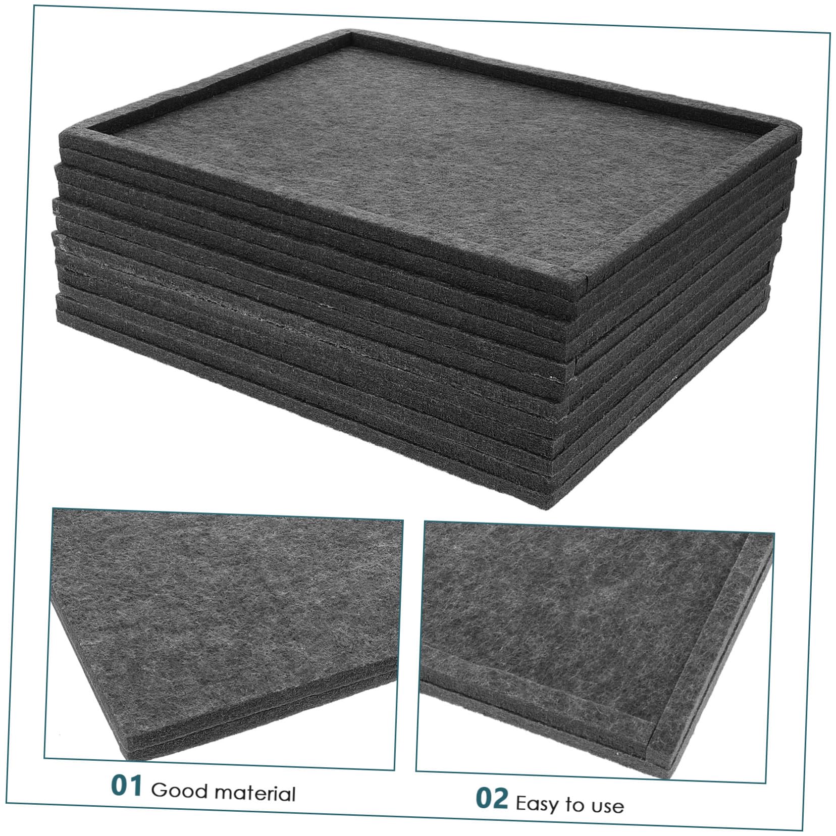 ORFOFE Bandeja de Fieltro Fácil de Usar para Clasificar Rompecabezas Organizador Apilable y Reutilizable de 1000 Piezas para Piezas de Puzzle