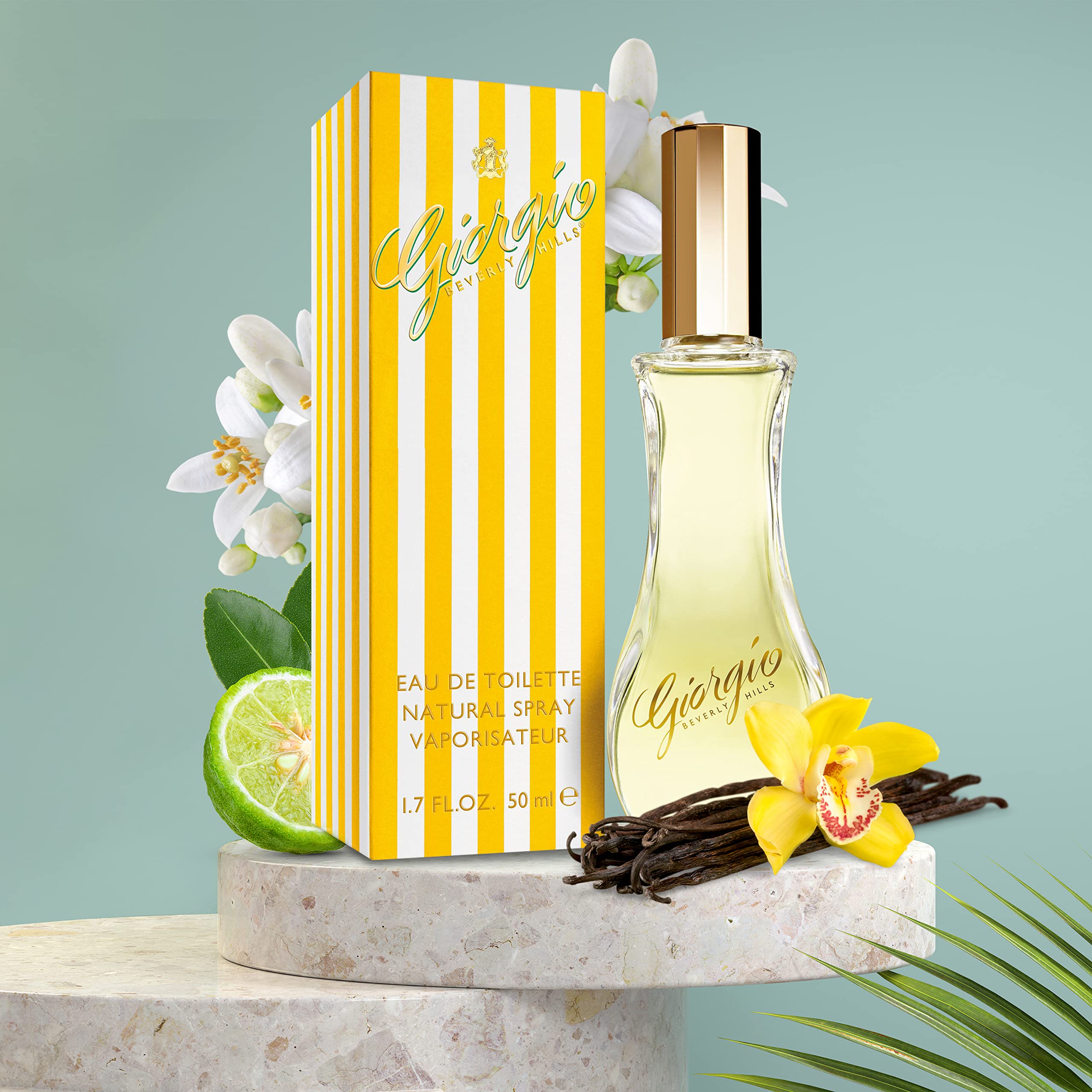Giorgio Beverly Hills, Coffret Parfum Duo, Eau de Toilette pour Femme (90 ml) et Lotion Parfumée pour le Corps (50 ml), Senteur Florale, Poudrée et Intense, Parfum de Luxe