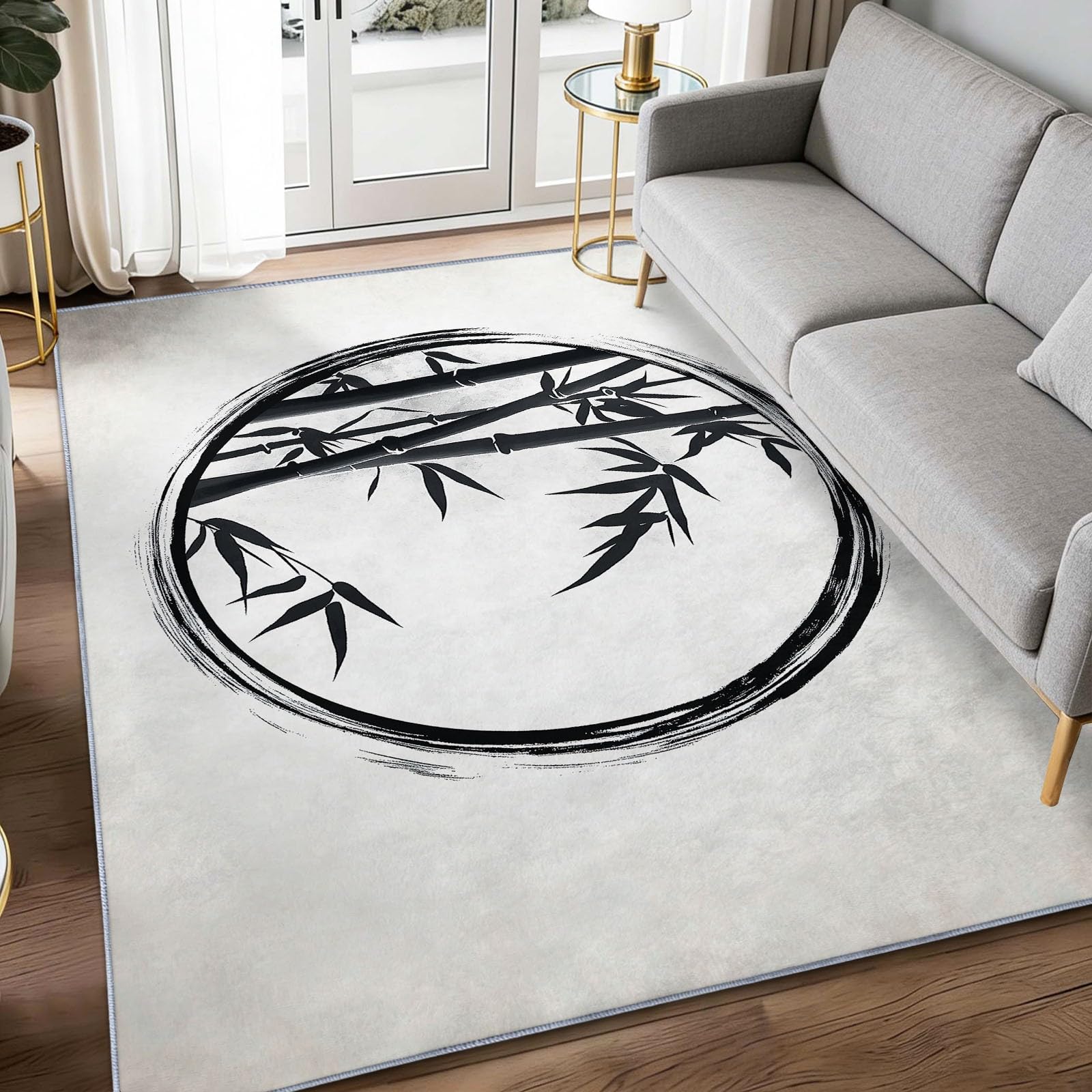 Alfombra para sala de estar minimalista y confortable de 120x170