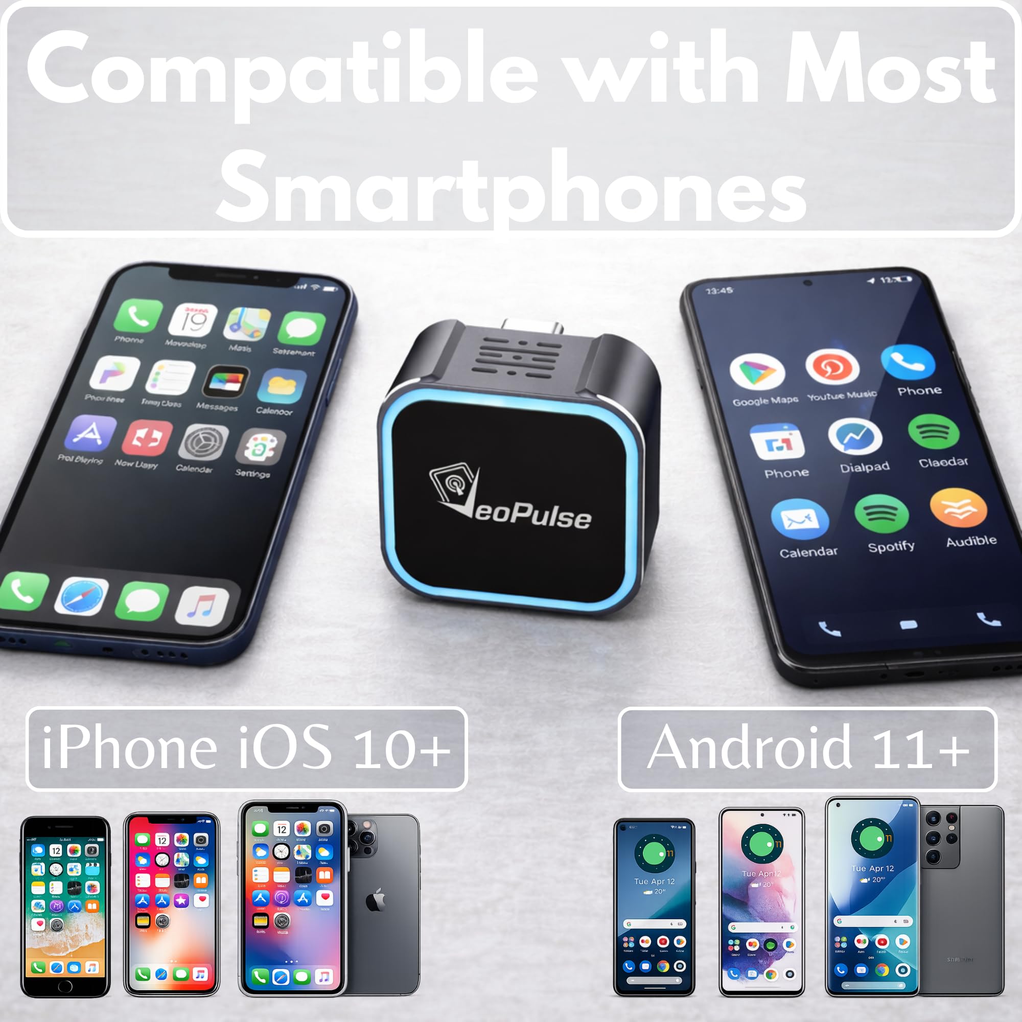 C-Pro [Native USB-A Version] bezprzewodowy adapter CarPlay i Android Auto - podwójna pamięć (idealna dla par) - rozpraszanie ciepła ze stopu cynku - standardowy format USB