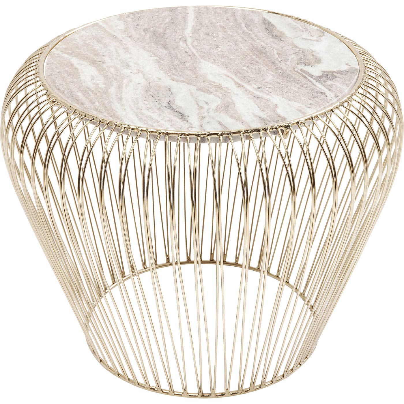Kare Design Mesa Auxiliar, gris, 43 cm