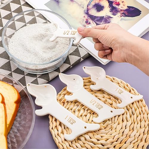 Miniatura 2 de Roshtia Juego de 6 piezas de regalos de Navidad de perro salchicha, 2 bandejas de cubitos de hielo de silicona con forma de perro salchicha y 4