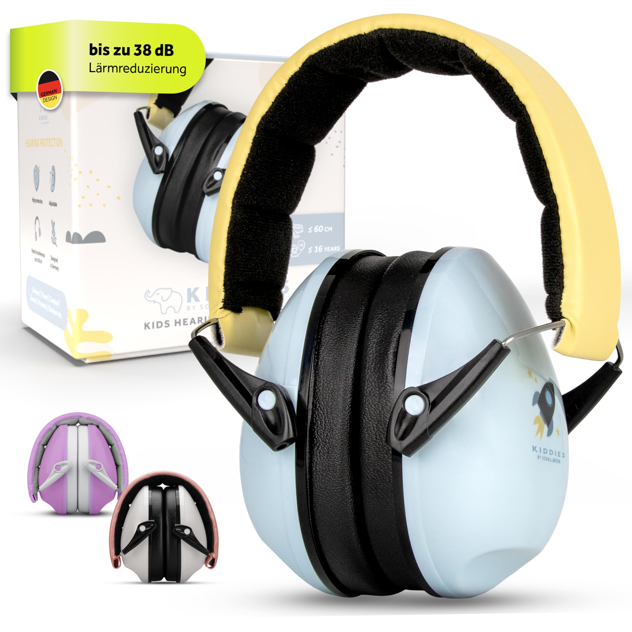 Schallwerk ® Ear defenders Kiddies, Rocket Ice