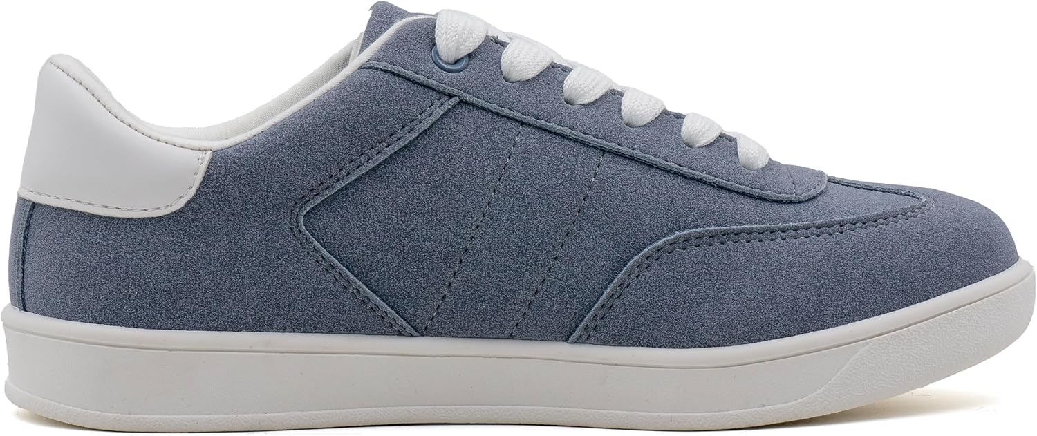 Women's Lace Up Trendy Sneaker Classic Fashion Low Top Walking Shoes - Picture 16 of 109