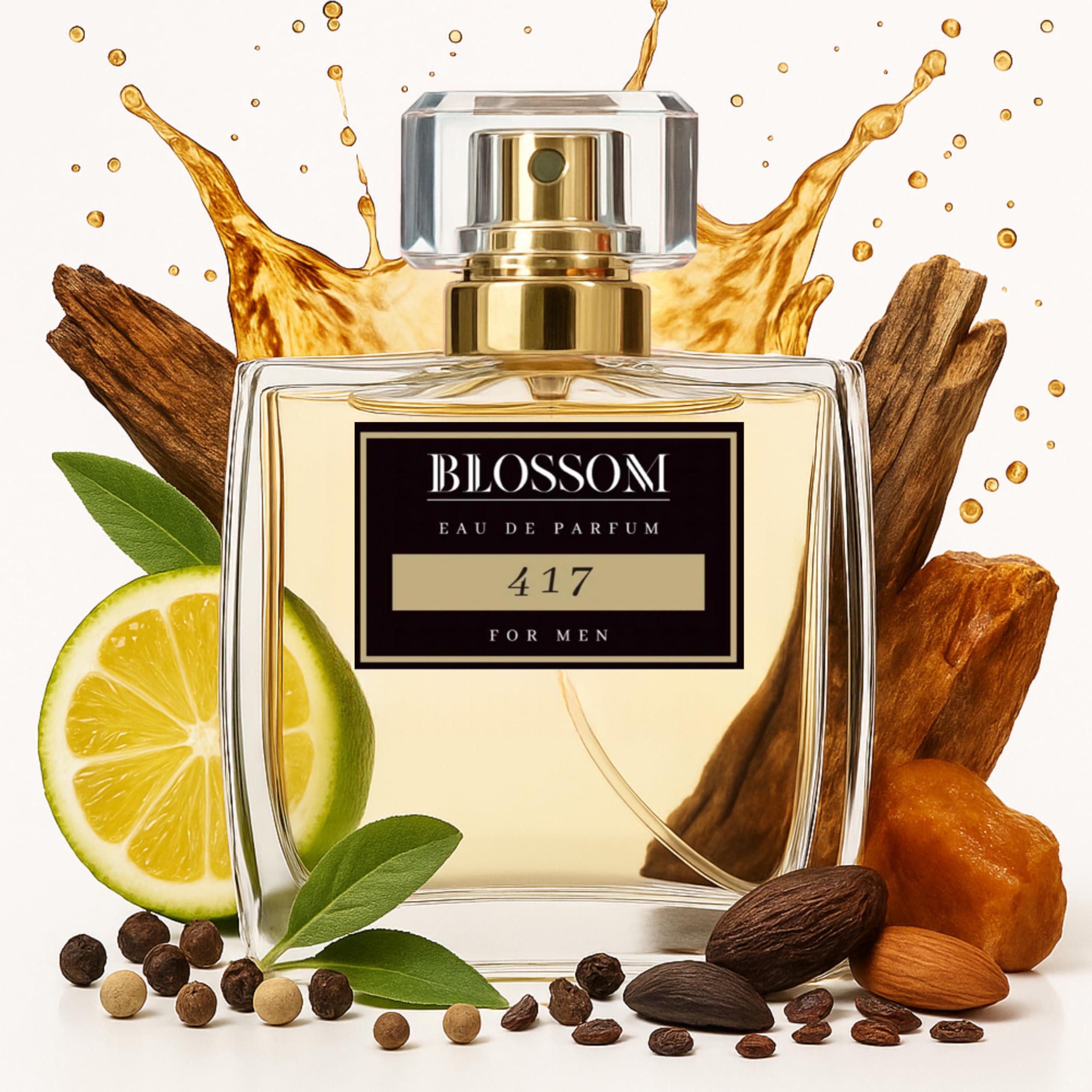 No. 417 Inspired by Bad Boy, Alternative Perfume, Eau De Parfum, Cruelty-Free, Fragrance for Men (100ml)