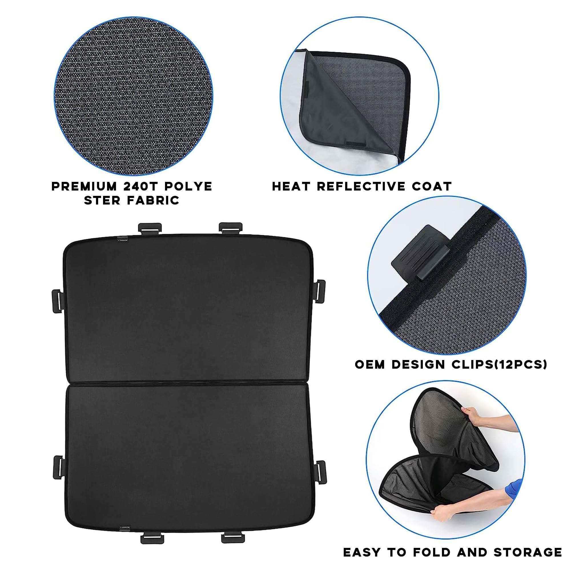 Pare-soleil De Toit Spigen CryoShade Pour Tesla Model Y Juniper 2025 - Double Couche Anti-UV