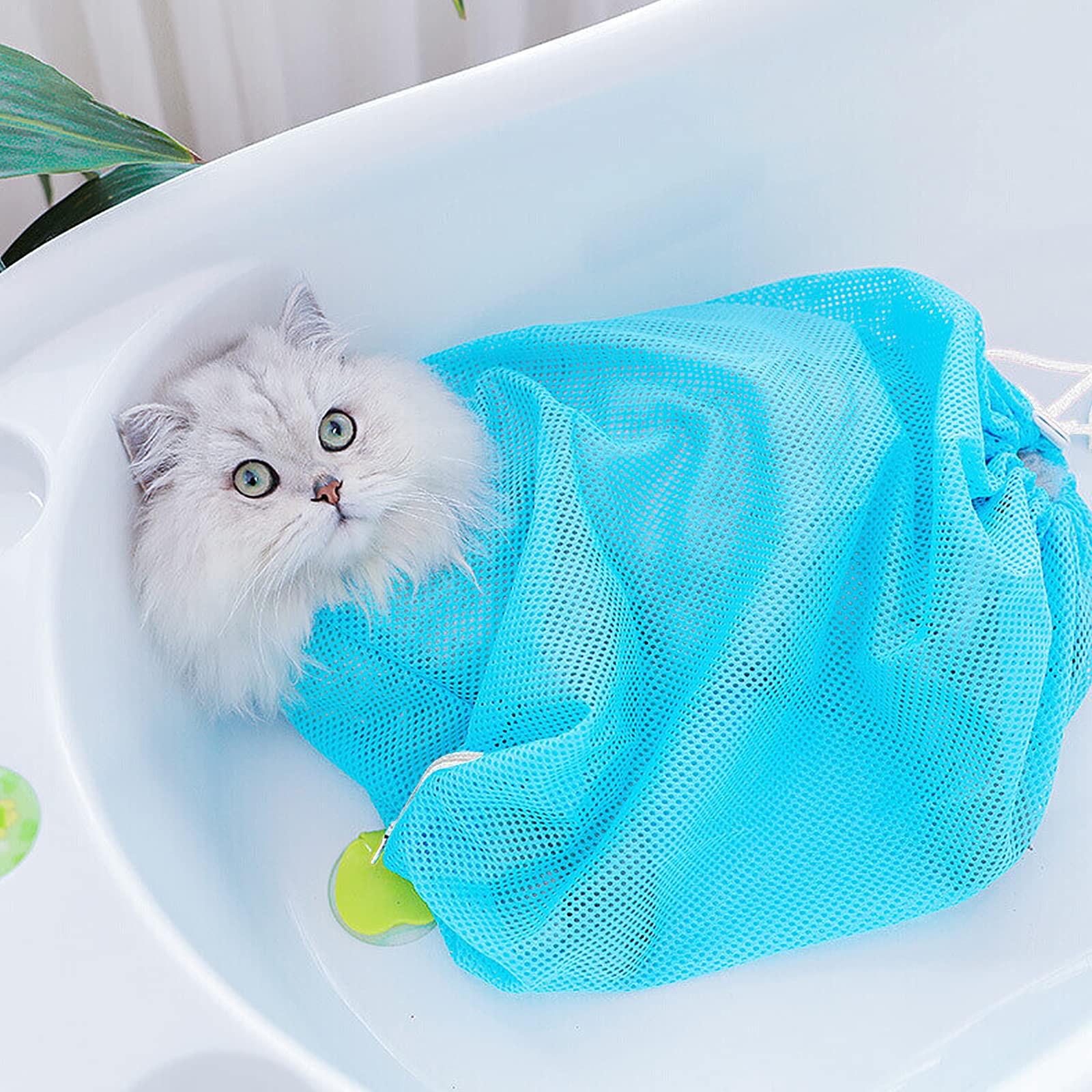 2 Borse da Bagno Gatto, Borsa Toelettatura per Cat, Borsa da Bagno per Animali Domestici Anti-morso per La Toelettatura degli Animali Domestici