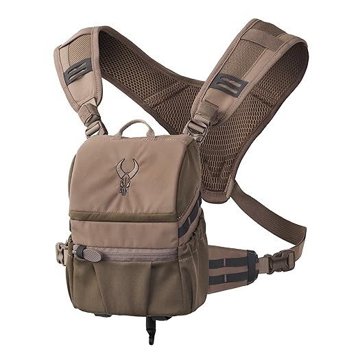 Badlands Bino X2 | Modular Binocular Harness System for Optimal Performance and Durability, Mud, Small