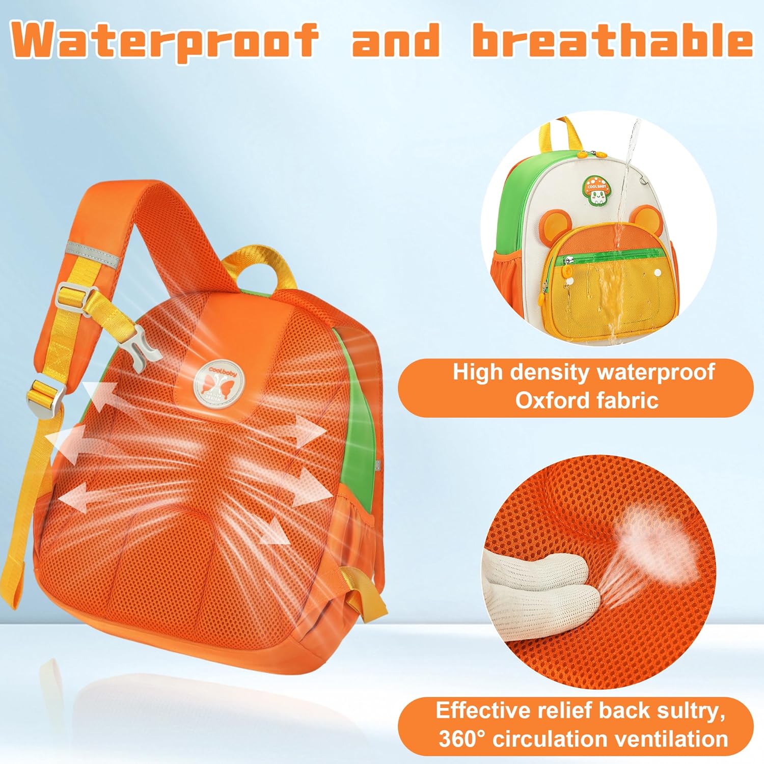 I IHAYNER Preschool Backpack for Girls Boys 2-6 Gift Kindergarten Cute Toddler Backpack Mini Animal Cartoon Schoolbag for Kid