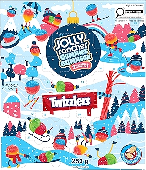 JOLLY RANCHER与TWIZZLERS糖果倒数日历