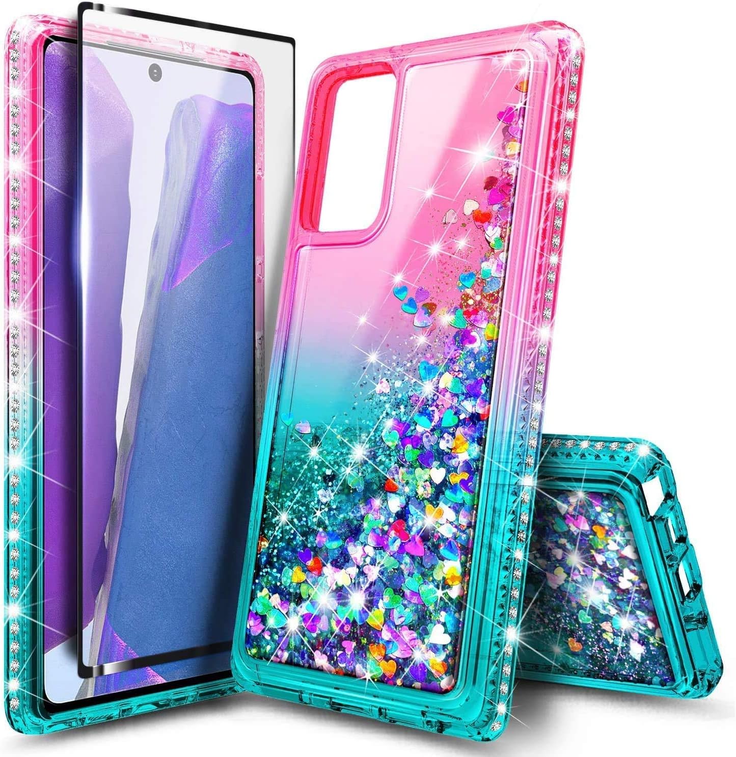 NZND Case for Samsung Galaxy A02S with Tempered Glass