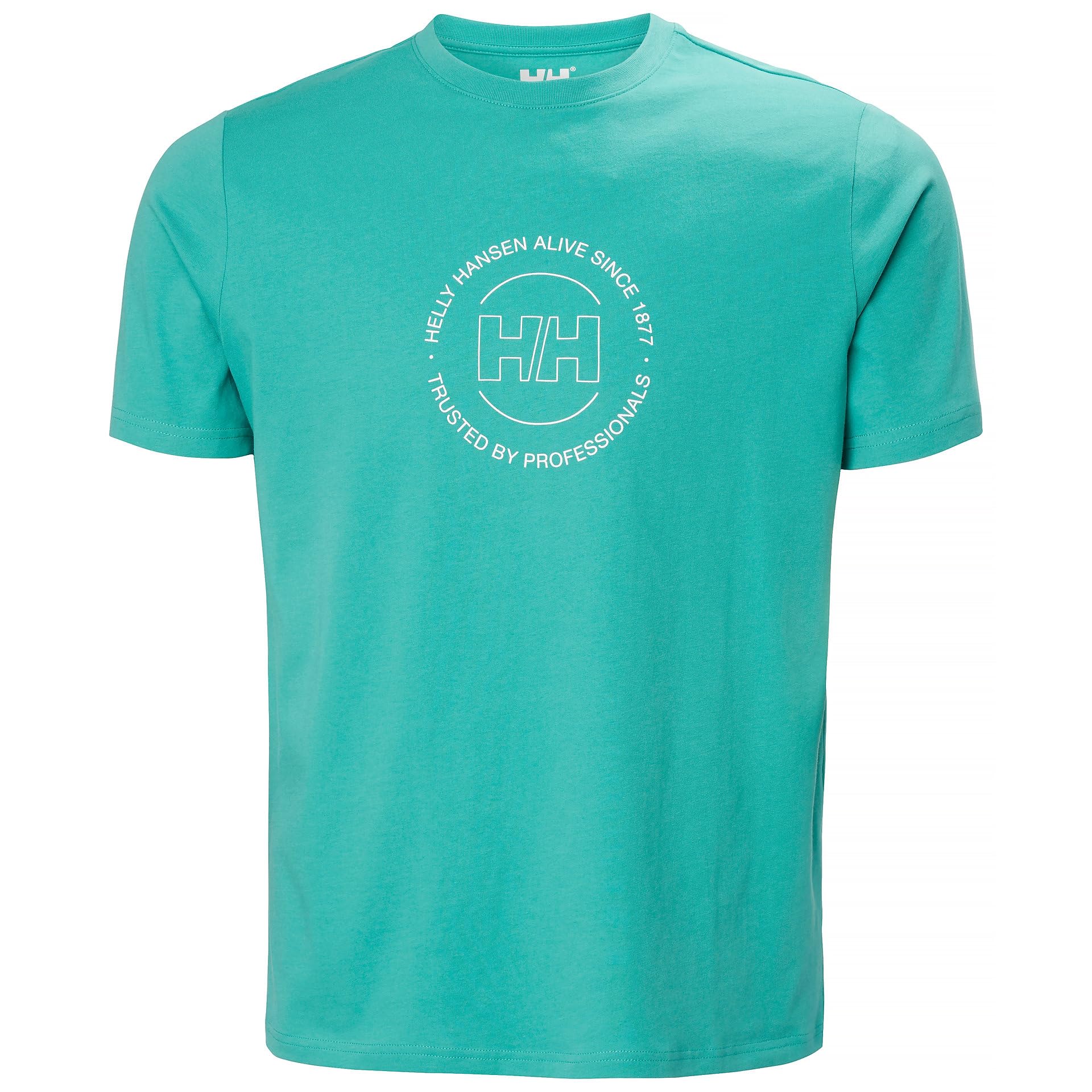 Helly Hansen Mens Core Graphic T 2.0, Dark Mint, S