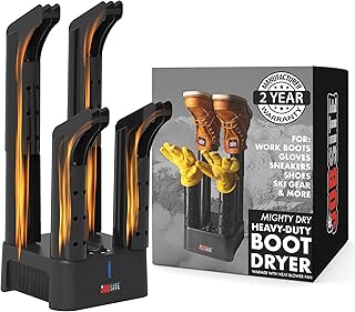 Sponsored Ad - JobSite Boot Dryer - Mighty Dry with Heat Blower Fan - Fast Glove & Shoe Dryer - Helps Reduce Odor