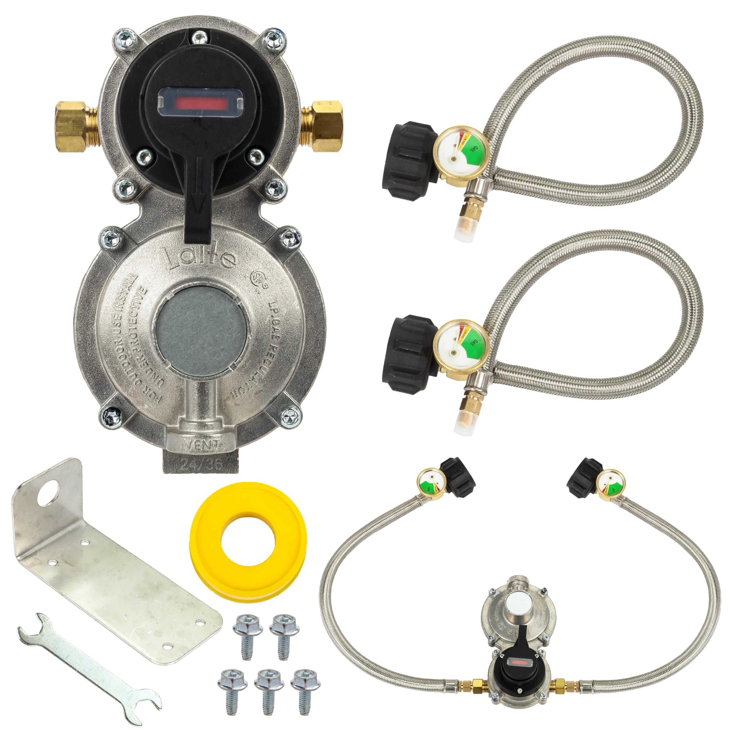 Canamax 2-Stage Auto Propane Regulator Compatible - gas supply | Mubboo