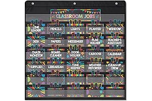 Ragnhild Classroom Jobs Pocket Chart Set: The Essential Tool for Classroom Organization and Student Engagement
