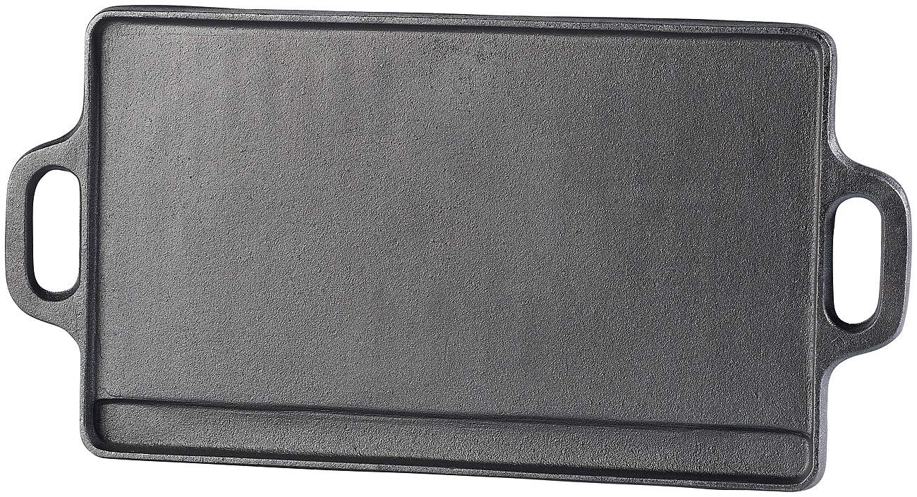 Plaque-gril de cuisson en fonte - 38 x 23 cm [Rosenstein & Söhne]