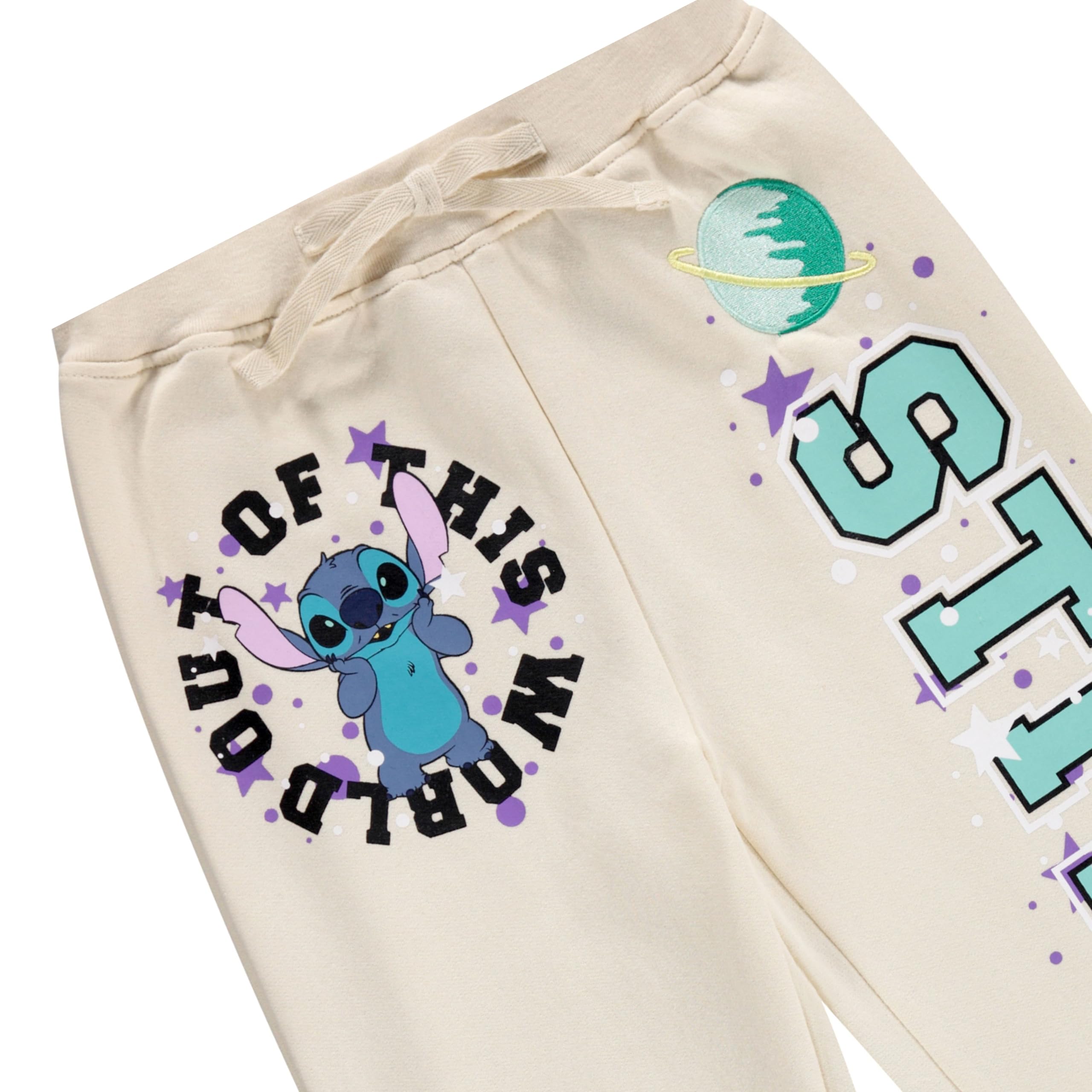 Disney Lilo & Stitch - Set di abbigliamento da ragazza con cappuccio e pantaloni da jogging, 2 pezzi, taglie 4-16