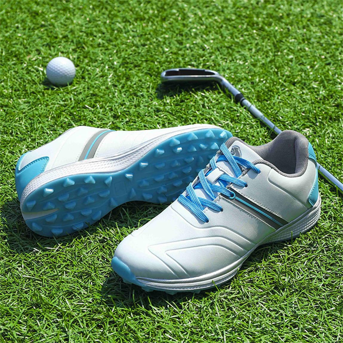 Femmes Extra Wide Fit Golf Trainers Arch Support Chaussures De Marche Casual Légères Sneakers pour Gym Fitness Golf
