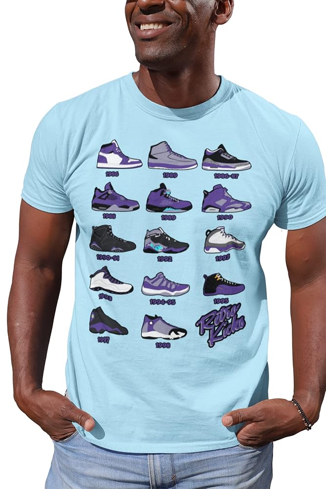 90s フェード ボロ Nike Jordan パープル Tシャツ Shirt to Match Jordan Purple Retro Jordan Sneakers 1 2 3 4 5
