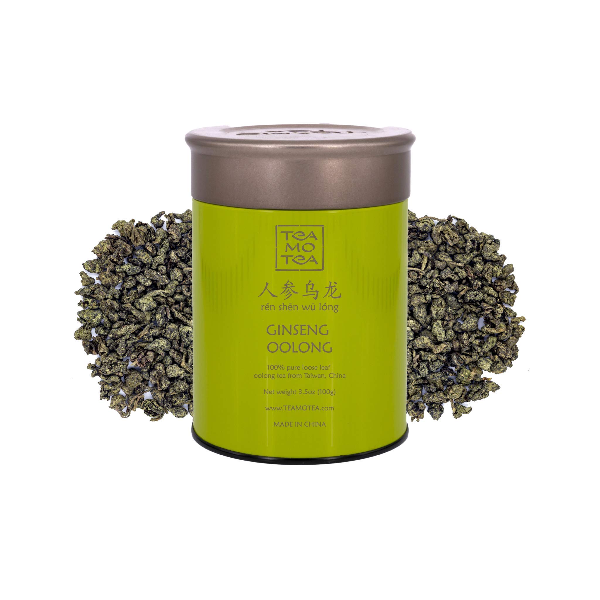TeamoteaGinseng Oolong - 100 gram (3.53 oz) (Ginseng Oolong - 100 gram (3.53 oz) Metal Can)