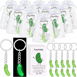 Inspirational Gifts Pickle Keychains Cute Emotional Gifts for Staff Employee Coworkers Appreciation Funny Pickle