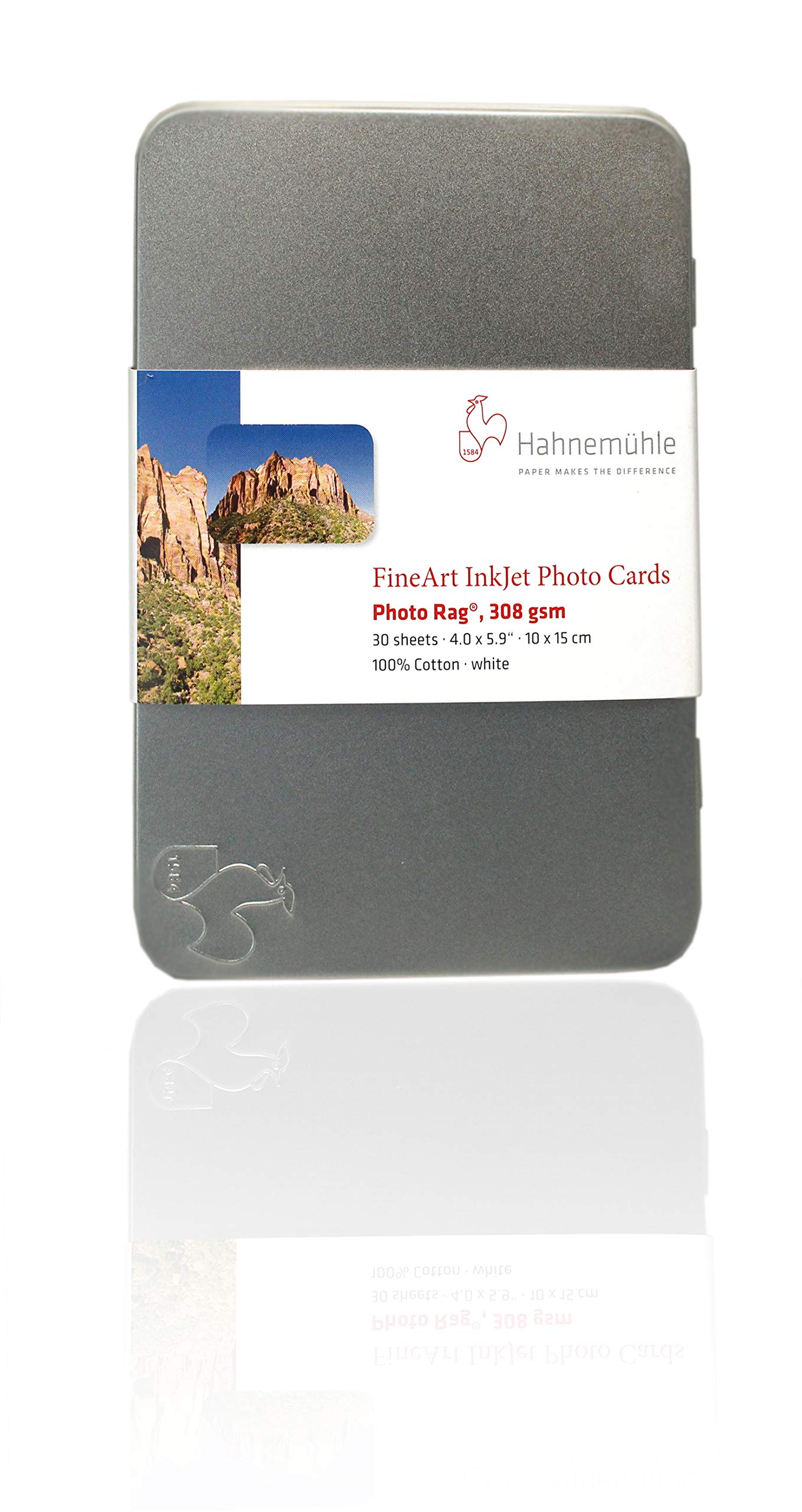 HahnemühleDigital FineArt Photo Rag Photo Cards, 30 Sheets, 10 x 15 cm, 18gsm, Premium Matte