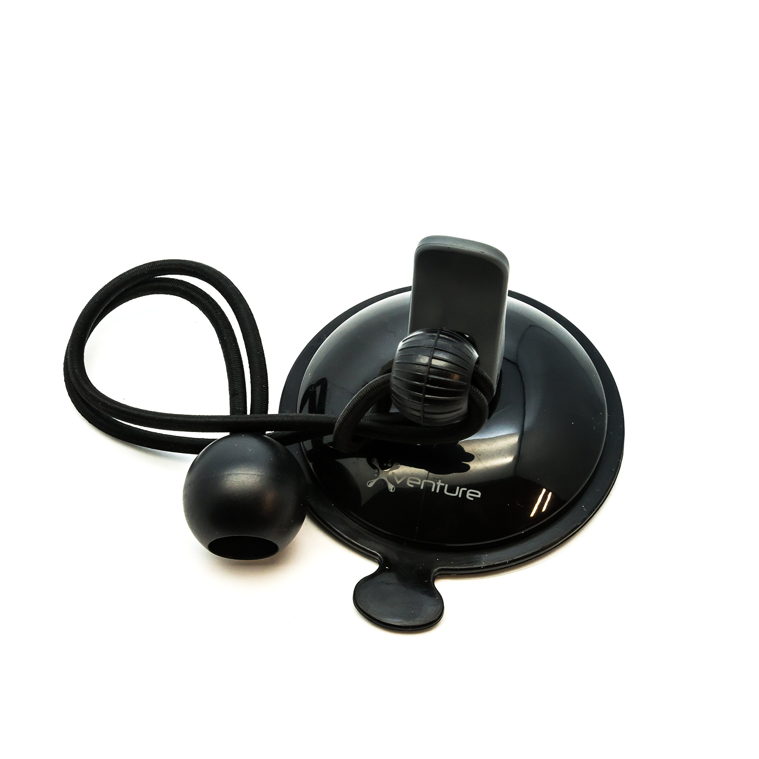 Xventure Griplox Suction Mount Tethers, 3-Pack for Marine Sail Boat Yacht Kayak Pontoon - Organize & Secure Tarps, hats, lifejackets, towels and more (XV1-967-2)