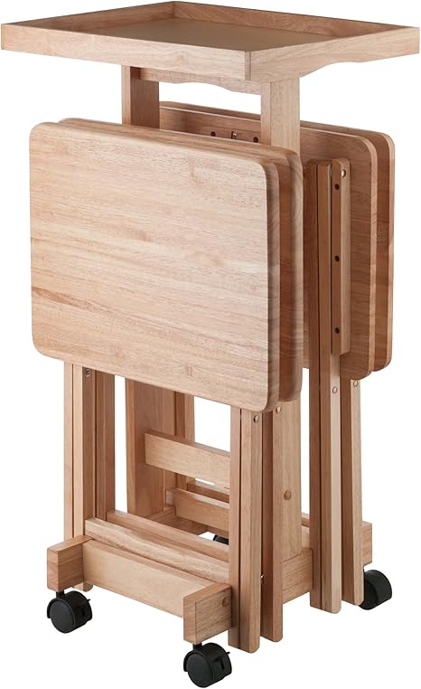 Winsome Wood 6 Pc Snack Table Set Natural Amazon Ca Home Winsome Wood 6 Pc Snack Table Set Natural Amazon Ca Home