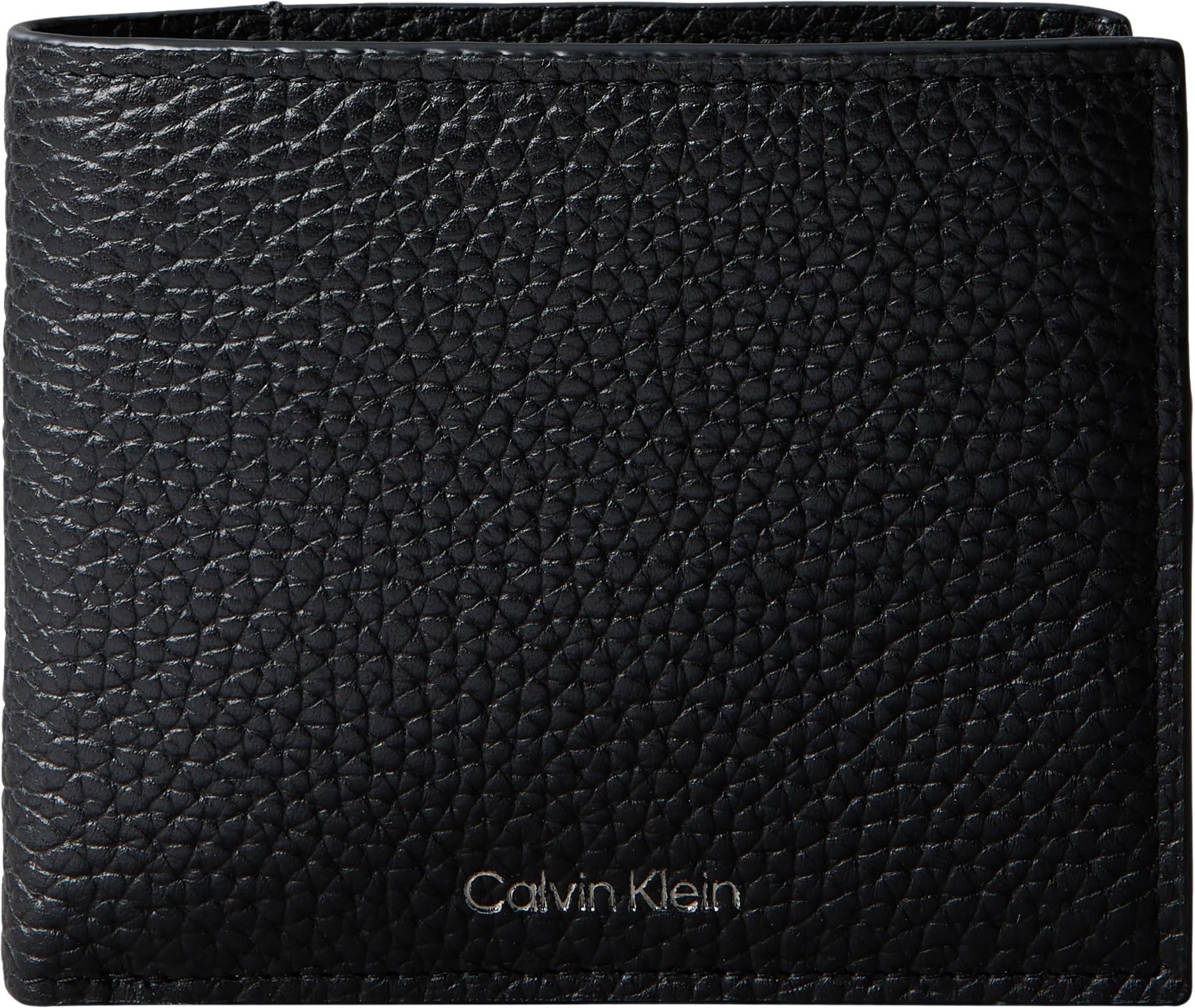 Calvin Klein Men's FOIL Emboss EW Billfold W Coin LV04D1138G Wallets, Black (Black), One Size