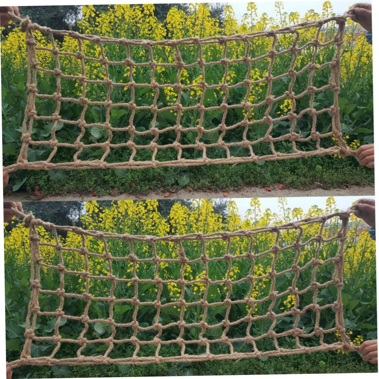 Happyyami Rete Da Arrampicata Per Pappagalli Di Medie e Grandi Corda Resistente Gioco Per Pappagalli Con Design Di Sospensione Facile Da Installare