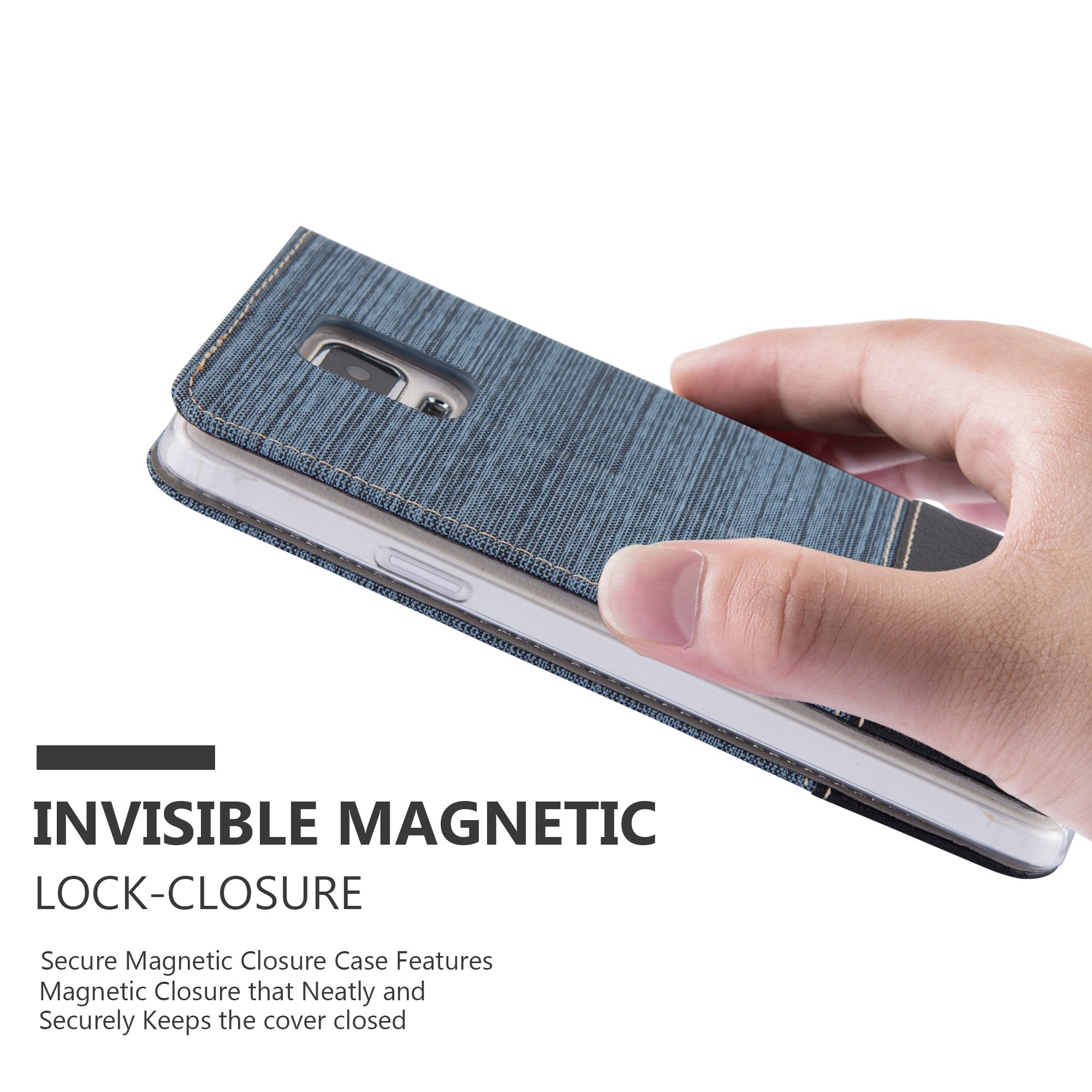Cadorabo Custodia Libro per Xiaomi RedMi NOTE 4 in NERO CARBONE - con