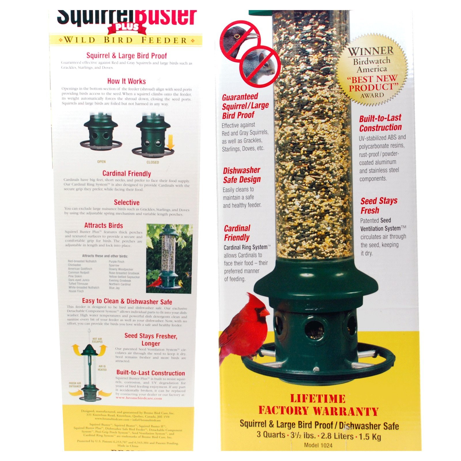 たまちゃんストア特別価格Squirrel Buster Plus Squirrelproof Bird Feeder Feedi好評販売中