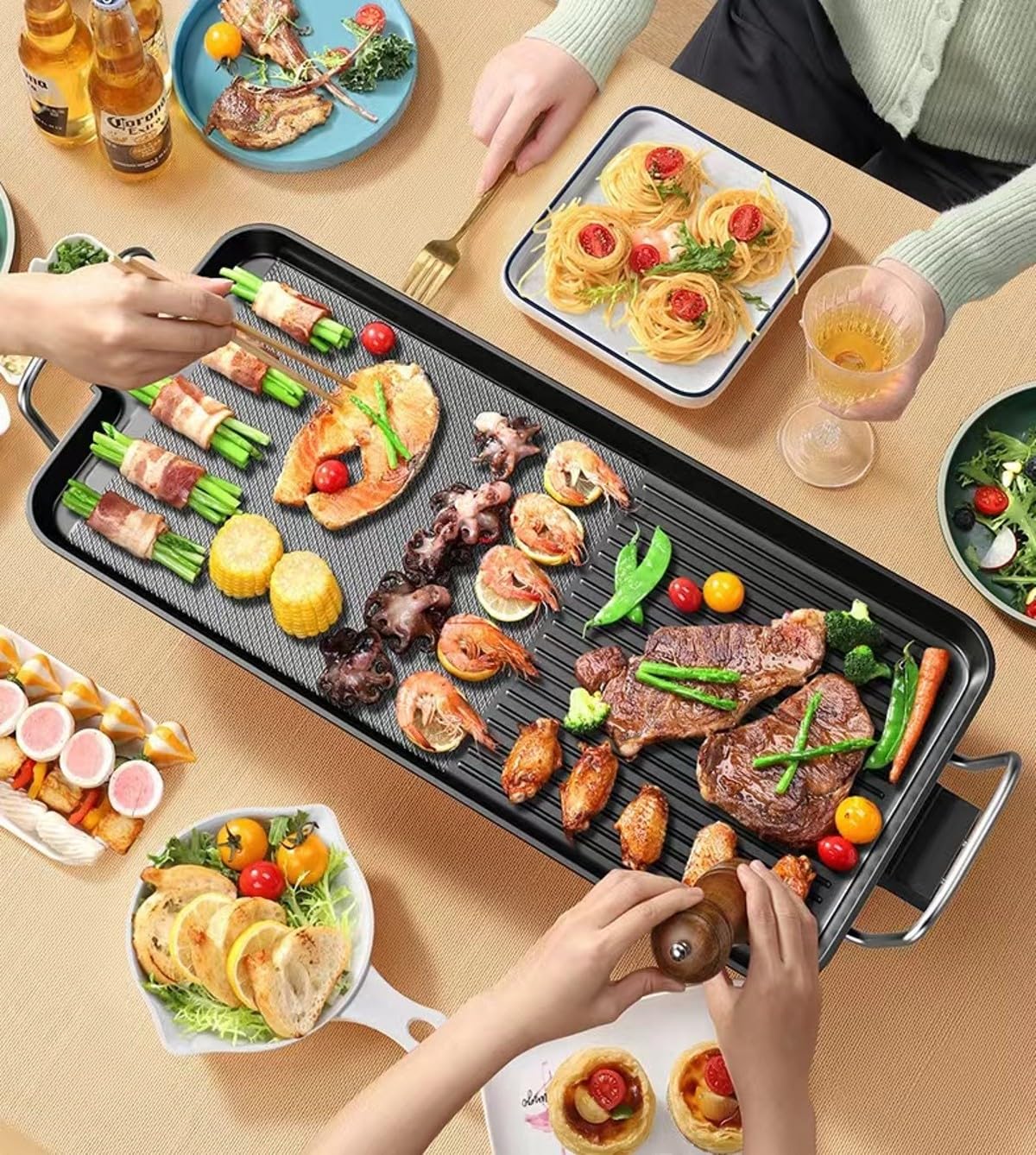 Best Electric Griddles Chefman XL Electrc Grddle Wth Removable