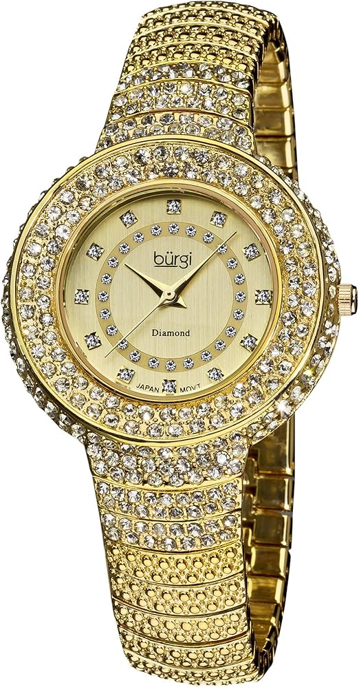 Burgi diamond watch price Clearance