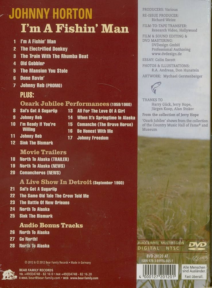 その他 I&#39;m a Fishin Man [DVD] Amazon.co.jp: I'm a Fishin' Man -Digi- [DVD] : Horton